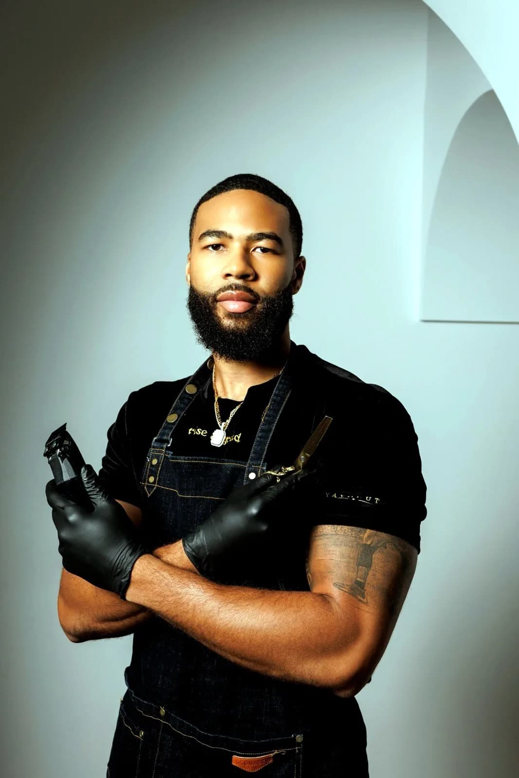 Yoann “Yayo” — founder of Yayocuts, in apron